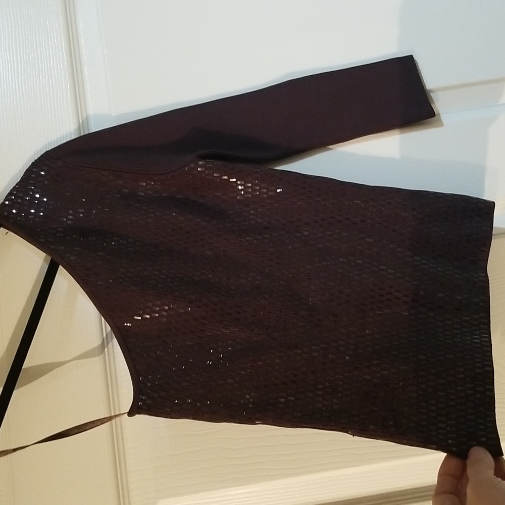 Cache one shoulder sweater
